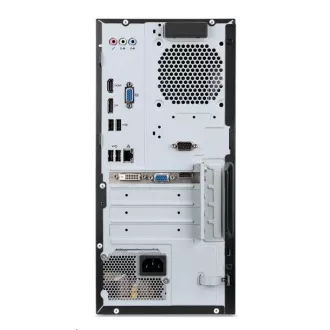 ACER PC Veriton VS2720G, i5-14400, 8GB DDR5, 512GB M.2 SSD, Wifi, DVD±RW, USB KB egér, W11P, 300W, Fekete