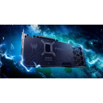 ACER grafikus kártya Predator BiFrost Radeon RX 9070 OC, 16 GB, 2,7 GHz