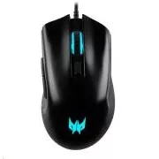 ACER Predator Cestus 333 vezetékes egér, 5 szintű DPI, 1ms, 400 IPS, 20 millió kattintás, USB 2.0, fekete színű