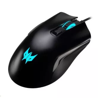 ACER Predator Cestus 333 vezetékes egér, 5 szintű DPI, 1ms, 400 IPS, 20 millió kattintás, USB 2.0, fekete színű