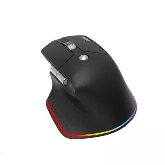 ACER vezeték nélküli egér Easy Fit egér, ergonomikus, 4000dpi, 6 gomb, RGB, 10 m hatótávolság, USB-C, BT, fekete