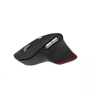 ACER vezeték nélküli egér Easy Fit egér, ergonomikus, 4000dpi, 6 gomb, RGB, 10 m hatótávolság, USB-C, BT, fekete