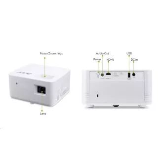 ACER projektor PD1500 DLP 1080p 1080p 1500 Lm 50, 000:1 EMEA 3.0Kg EURO Power HDMI kábel w/Carrying Case (hordtáska)