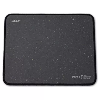 ACER VERO MOUSEPAD -Az újrahasznosított anyagok 95%-a, 0.3x22x18cm, Fekete