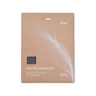 ACER VERO MOUSEPAD -Az újrahasznosított anyagok 95%-a, 0.3x22x18cm, Fekete
