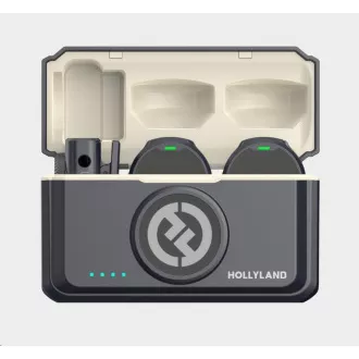 Hollyland Lark M2 Combo - Vezeték nélküli Lavalier mikrofon (Duo, ShineCharcoal)