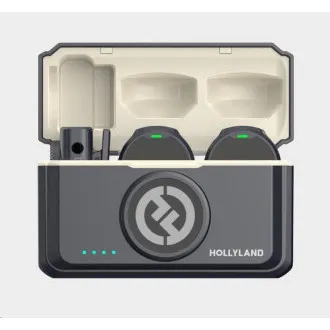 Hollyland Lark M2 Combo - Vezeték nélküli Lavalier mikrofon (Duo, ShineCharcoal) - Használt