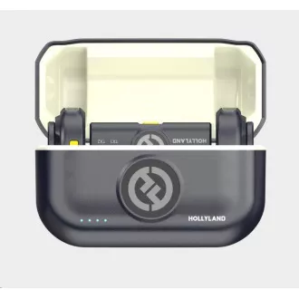 Hollyland Lark M2 USB-C - Vezeték nélküli Lavalier mikrofon USB-C csatlakozóval (Duo, Shine Charcoal)
