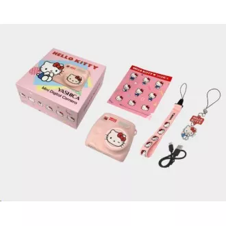 YASHICA x Hello Kitty Mini digitális fényképezőgép (rózsaszín) YASHICA x Hello Kitty Mini digitális fényképezőgép (rózsaszín)
