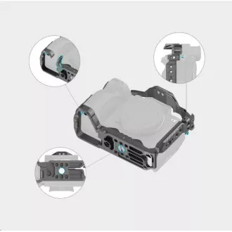 SmallRig 4481 HawkLock gyorskioldó ketrec Sony A 7R V / A 7 IV / A 7S III / A 1 kamerákhoz SmallRig 4481 HawkLock gyorskioldó ketrec Sony A 7R V / A 7 IV / A 7S III / A 1 kamerákhoz