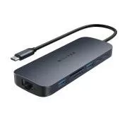 Hyper® EcoSmart™ Gen.2 Dual HDMI USB-C 11-in-1 hub 140W PD 3.1 Pass-thru 140W