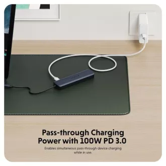 Hyper® EcoSmart™ Gen.2 USB-C 7 az 1-ben hub 100W PD Pass-thru Hyper® EcoSmart™ Gen.2 USB-C 7 az 1-ben hub 100W PD Pass-thru