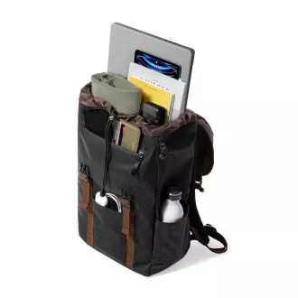 Thisc VintPack - TA1 Laptop hátizsák, fekete Thisc VintPack - TA1 Laptop hátizsák, fekete