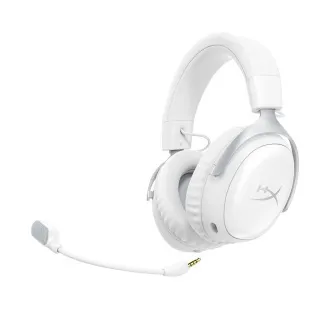 HyperX Cloud III S vezeték nélküli fehér játékfejhallgató
