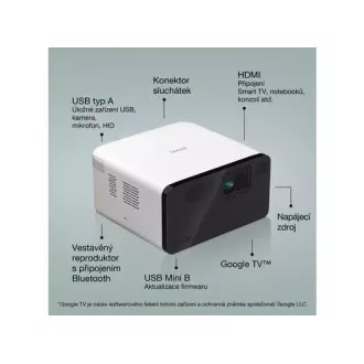 EPSON projektor EF-21W, Full HD, lézer, 5.000.000:1, USB 2.0, HDMI, Miracast, 3, 5 mm-es jack, 5 W-os hangszóró EPSON projektor EF-21W, Full HD, lézer, 5.000.000:1, USB 2.0, HDMI, Miracast, 3, 5 mm-es jack, 5 W-os hangszóró