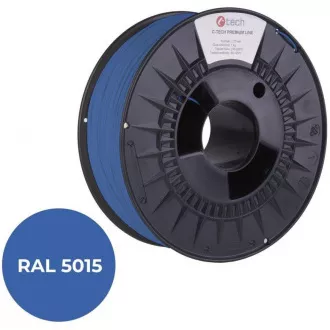 C-TECH PREMIUM LINE nyomdafonal (filament), PETG, égszínkék, RAL5015, 1, 75mm, 1kg C-TECH PREMIUM LINE nyomdafonal (filament), PETG, égszínkék, RAL5015, 1, 75mm, 1kg