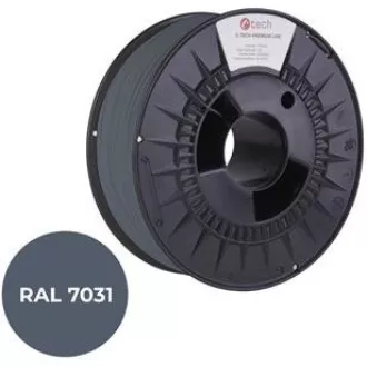 C-TECH PREMIUM LINE nyomdafonal (filament), PLA, szürkéskék, RAL7031, 1, 75mm, 1kg C-TECH PREMIUM LINE nyomdafonal (filament), PLA, szürkéskék, RAL7031, 1, 75mm, 1kg