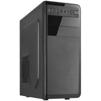 CRONO tok MT-760i Midi Tower, tápegység nélkül, fekete