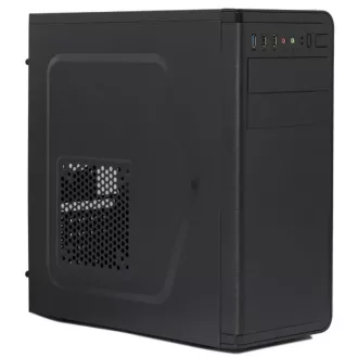 CRONO tok MT-760i Midi Tower, tápegység nélkül, fekete