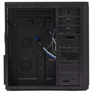 CRONO tok MT-760i Midi Tower, tápegység nélkül, fekete
