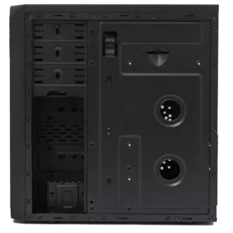 CRONO tok MT-760i Midi Tower, tápegység nélkül, fekete