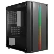 CRONO PCC-200-3 Midi Tower tok, tápegység nélkül, fekete színben
