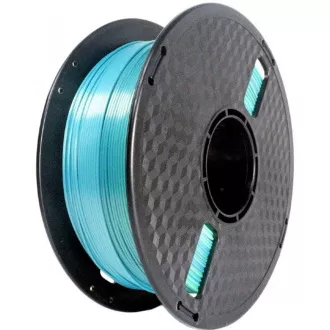 GEMBIRD Nyomtatószál (filament) PLA, 1, 75mm, 1kg, selyem szivárvány, kék/zöld