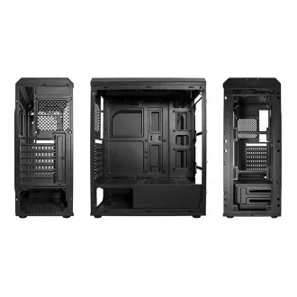 VeinX tok Mars MAR01A Mid Tower, tápegység nélkül, 3xUSB, átlátszó oldalfal, 4xARGB ventilátor 120mm, fekete - Felbontott VeinX tok Mars MAR01A Mid Tower, tápegység nélkül, 3xUSB, átlátszó oldalfal, 4xARGB ventilátor 120mm, fekete - Felbontott