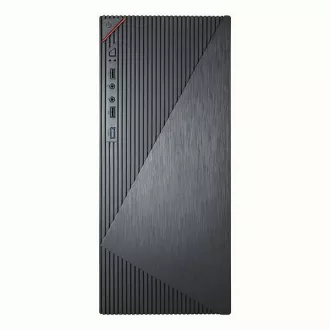 VeinX tok Crown CR18A Mid Tower, tápegység nélkül, 1x USB3.0, 2x USB2.0, fekete