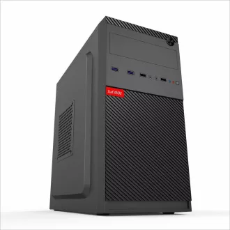1stCOOL tok STEP 5, micro tower, AU, USB 3.0, tápegység nélkül, fekete
