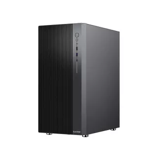 1stCOOL tok GAMER 4, Mid tower, AU, USB 3.0, USB-C, 2x120mm, átlátszó oldallap, tápegység nélkül, fekete, fekete