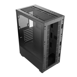 1stCOOL GAMER 5, Mid tower, AU, USB 3.0, USB-C, tápegység nélkül, fekete