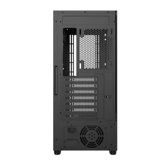 1stCOOL tok GAMER 5, Mid tower, AU, USB 3.0, USB-C, 2x 140 ARGB ventilátor, 1x 120 ARGB ventilátor, tápegység nélkül, fekete színű