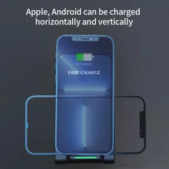 1stCOOL QI vezeték nélküli töltő H18, összecsukható állvány, USB-C, fehér