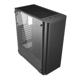 VeinX tok BR15A Mid Tower, tápegység nélkül, 2x USB3.0, 1x USB2.0, 4x 120mm ARGB ventilátor, 1x ARGB vezérlő, fekete színű