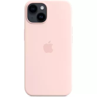 APPLE iPhone 14 szilikon tok MagSafe-vel - Rózsaszín kréta színű APPLE iPhone 14 szilikon tok MagSafe-vel - Rózsaszín kréta színű