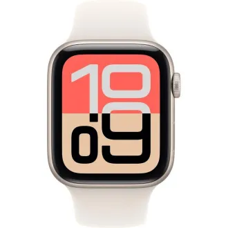 Apple Watch SE 3 GPS Cellular 40 mm-es Starlight alumínium tok Starlight sportpánttal - S/M Apple Watch SE 3 GPS Cellular 40 mm-es Starlight alumínium tok Starlight sportpánttal - S/M