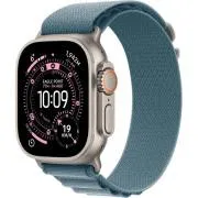 Apple Watch Ultra 3 GPS   Cellular 49 mm-es natúr titán tok világoskék alpesi hurokkal - közepes méretű