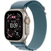 Apple Watch Ultra 3 GPS   Cellular 49 mm-es natúr titán tok világoskék alpesi hurokkal - nagyméretű