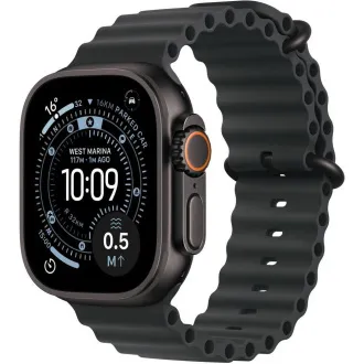Apple Watch Ultra 3 GPS Cellular 49 mm-es fekete titán tok fekete óceán szíjjal Apple Watch Ultra 3 GPS Cellular 49 mm-es fekete titán tok fekete óceán szíjjal