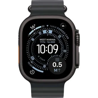 Apple Watch Ultra 3 GPS Cellular 49 mm-es fekete titán tok fekete óceán szíjjal Apple Watch Ultra 3 GPS Cellular 49 mm-es fekete titán tok fekete óceán szíjjal