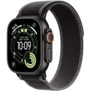 Apple Watch Ultra 3 GPS   Cellular 49 mm-es fekete titán tok fekete/szenes Trail Loop hurokkal - M/L