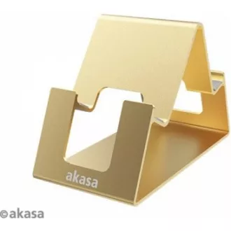 AKASA állvány Aries Pico, alumínium állvány mobiltelefonhoz és tablethez, arany