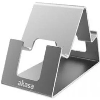 AKASA állvány Aries Pico, alumínium állvány mobiltelefonhoz és tablethez, szürke