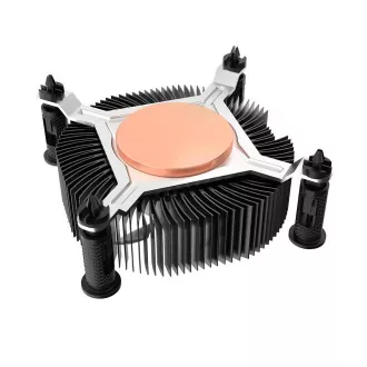AKASA CPU-hűtő Socket Intel LGA1700, LGA1851, aRGB, Mini-ITX, alacsony hűtőborda