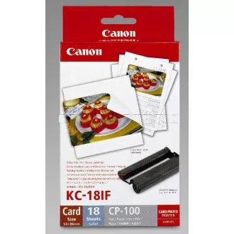 Canon KC18IF 54x86 18db termikus szublimációs nyomtató matrica Canon KC18IF 54x86 18db termikus szublimációs nyomtató matrica