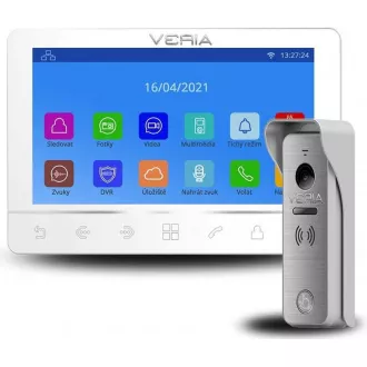 Veria SET Videofon 8276B fehér 831-es belépőállomás a 2-WIRE sorozatból Veria SET Videofon 8276B fehér 831-es belépőállomás a 2-WIRE sorozatból