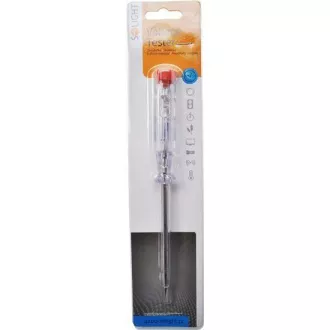 Solight teszter 304, átmérő 3, 5mm x 190mm, AC érintkezési feszültség: 200 - 250V