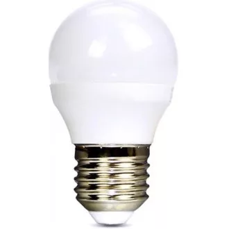 Solight LED izzó, miniglobe, 6W, E27, 6000K, 510lm