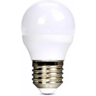 Solight LED izzó, miniglobe, 6W, E27, 3000K, 510lm
